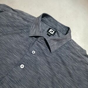 FootJoy Dark Gray Men's‎ Golf Polo Size 2XL Embroidered RB Logo